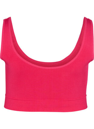 Stretchy seamless bra, Bright Rose, Packshot image number 1