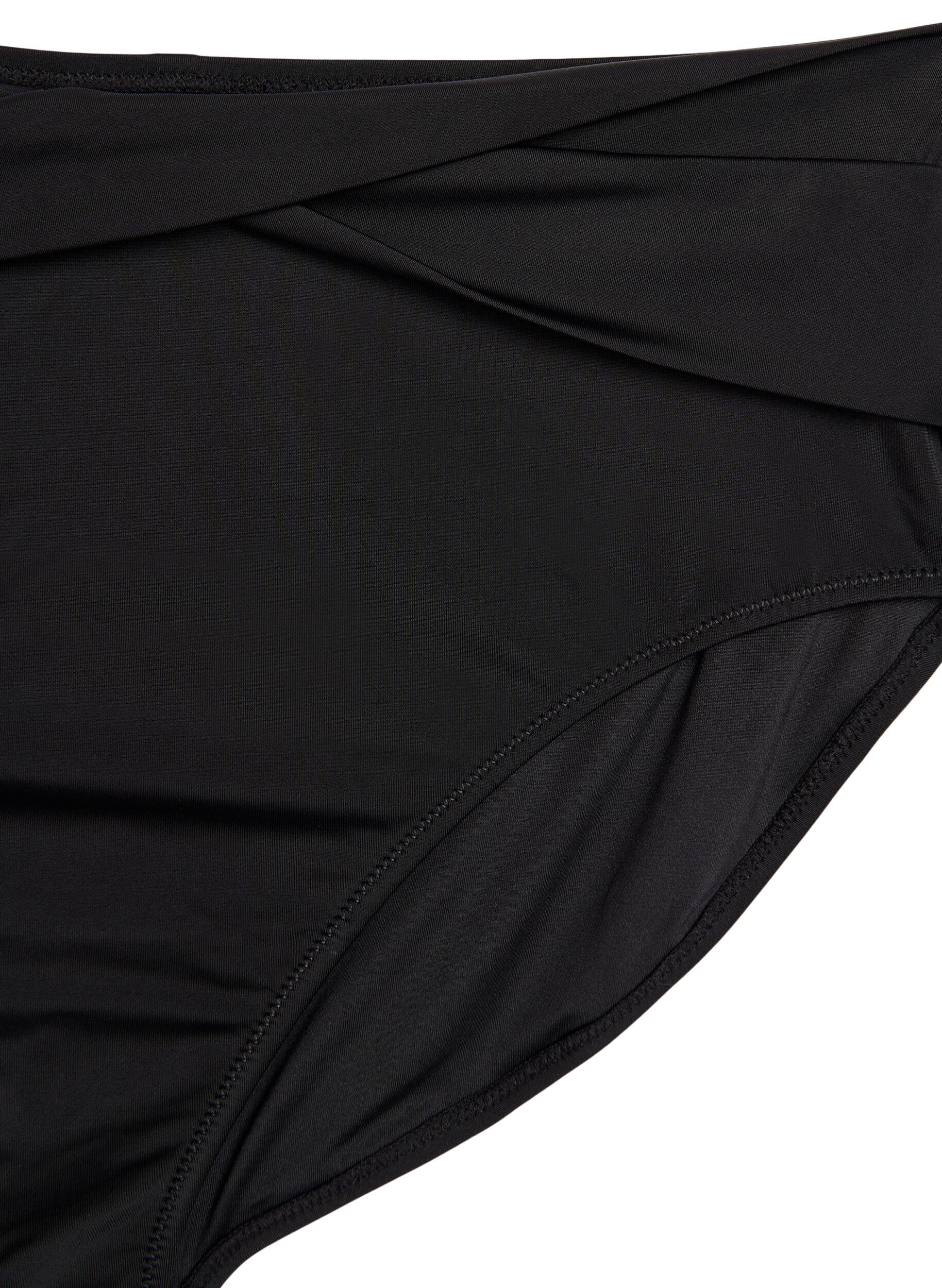 ZizzifashionBikini briefs with wrap detail, Black, Packshot image number 2