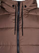 Long vest with hood and pockets, Brown, Packshot image number 2
