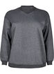 Sweatshirt with high neck and long sleeves, Dark Grey, Packshot image number 0