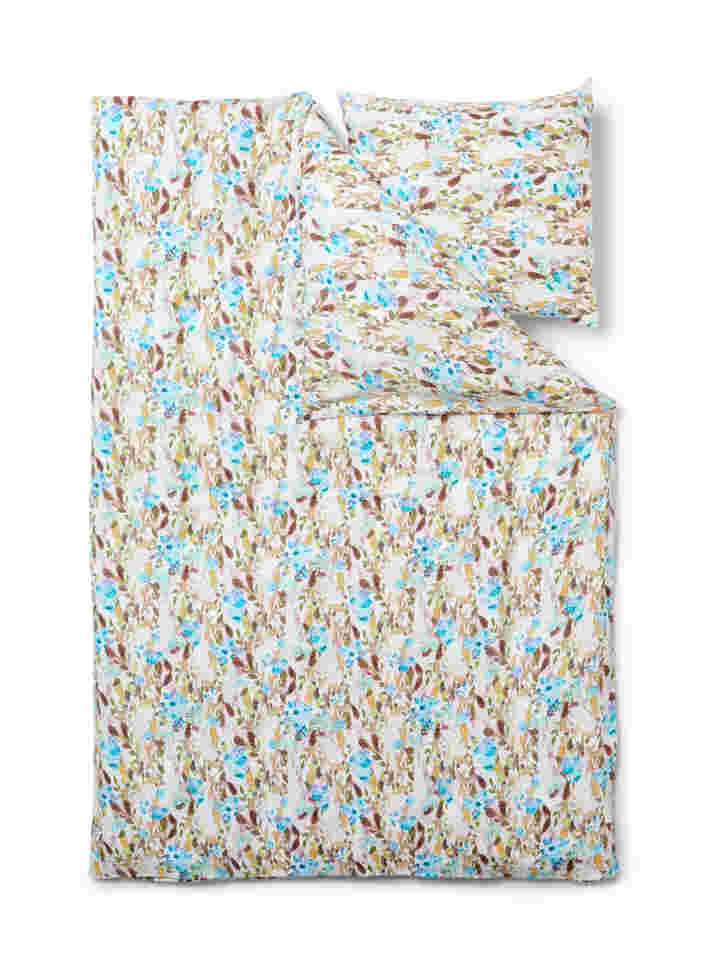 Patterned cotton bedding set, Multi color AOP, Packshot image number 1