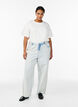 Kiana jeans with decorative details along the sides, Light Blue, Model image number 0