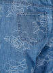 Mille jeans with a floral pattern, Light Blue, Packshot image number 3