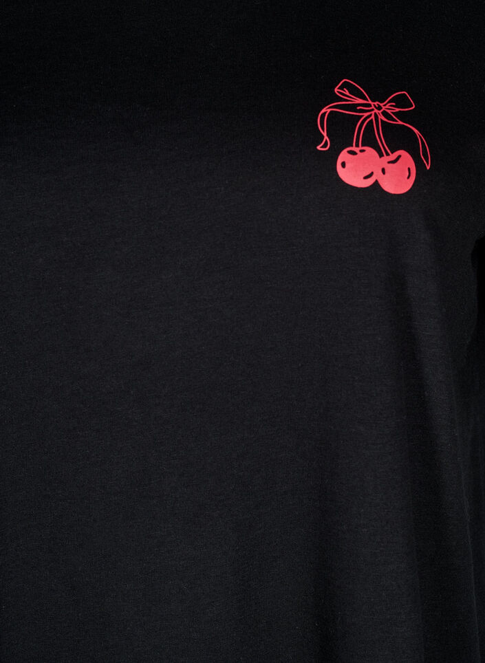FLASH - T-shirt with motif, Black, Packshot image number 2