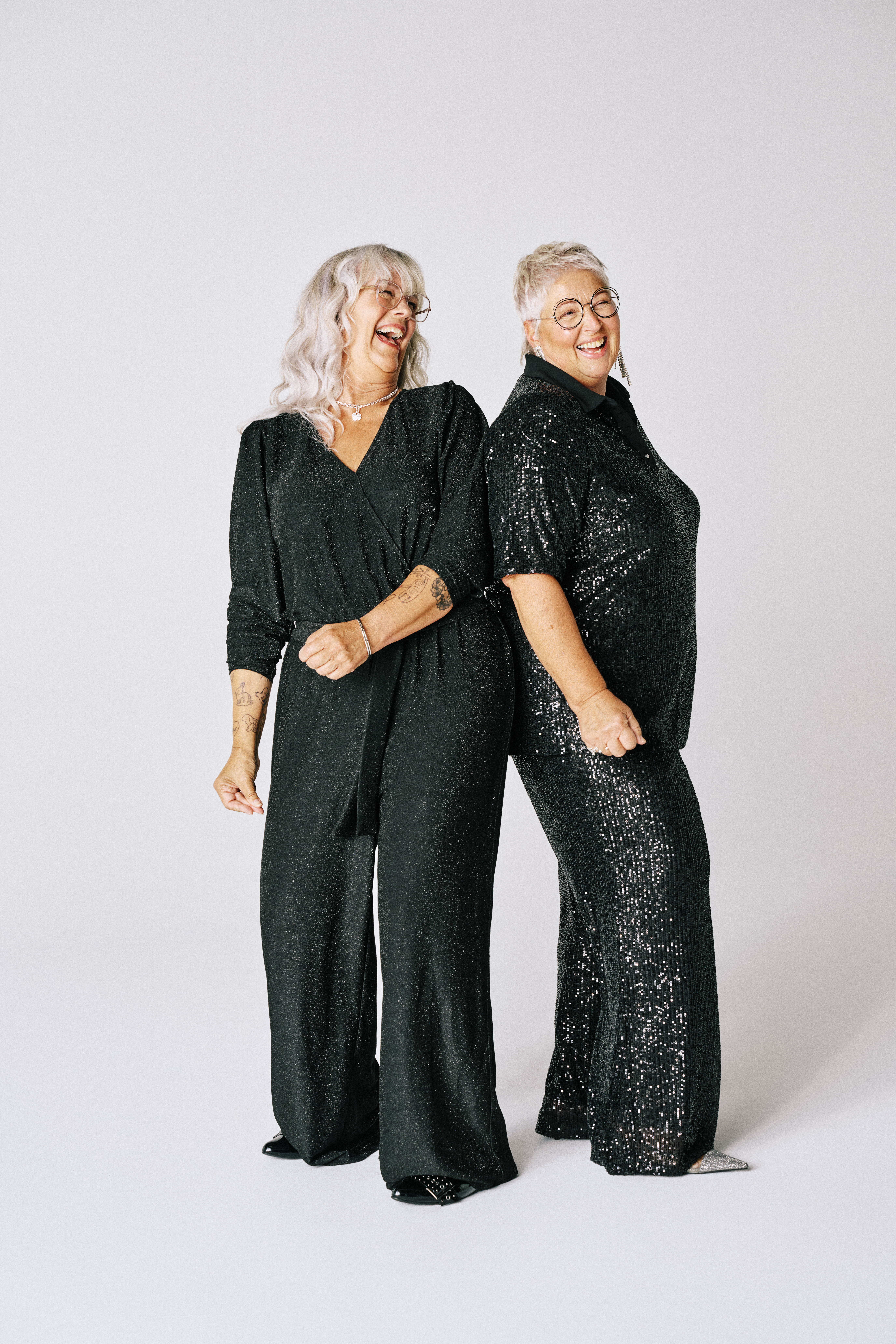 Sequins, lace and glitter, , Model