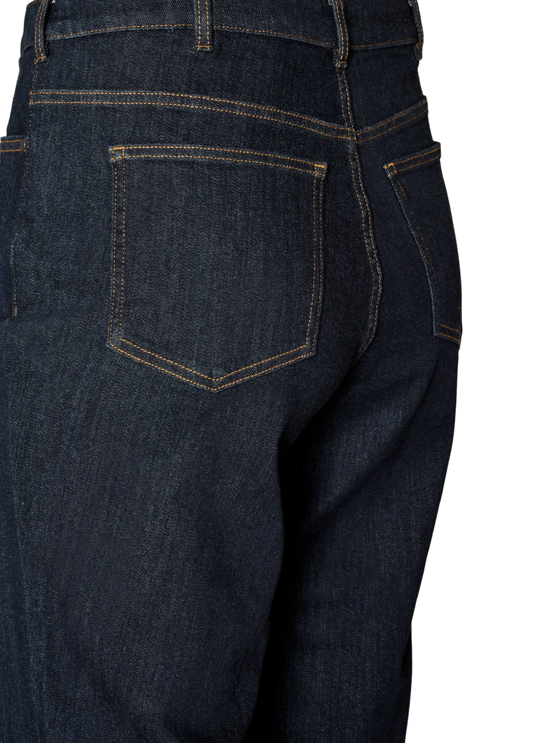 ZizzifashionStraight fit Kiana jeans with high waist, Blue, Packshot image number 3