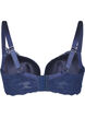 Lace bra with moulded cups, Blue, Packshot image number 1