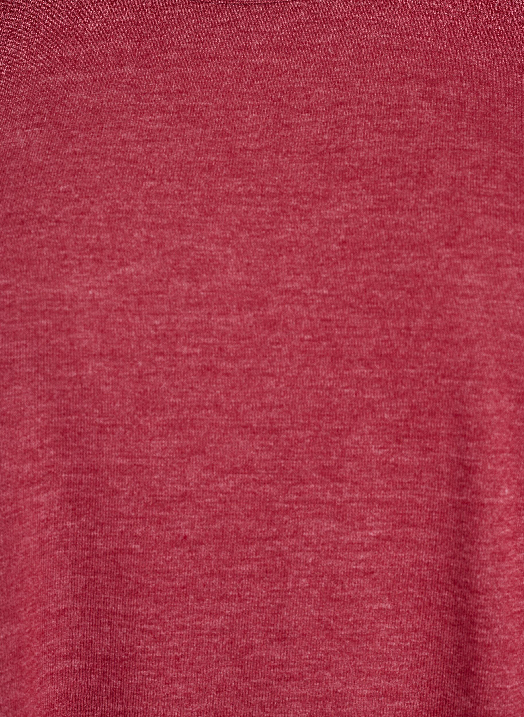 ZizzifashionJersey blouse with 3/4 sleeves, Red, Packshot image number 2