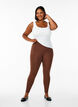 Basic leggings in viscose, Brown, Model image number 1