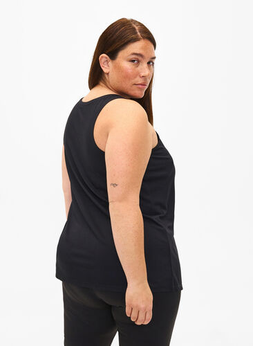 Training top with a round neck, Black, Model image number 1