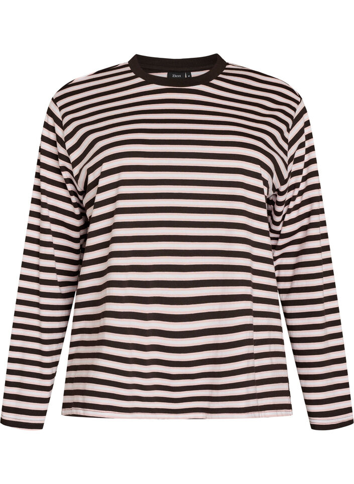 Basic t-shirt with long sleeves, 9991, Packshot image number 0