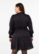 Short dress with smock detailing, Black, Model image number 2