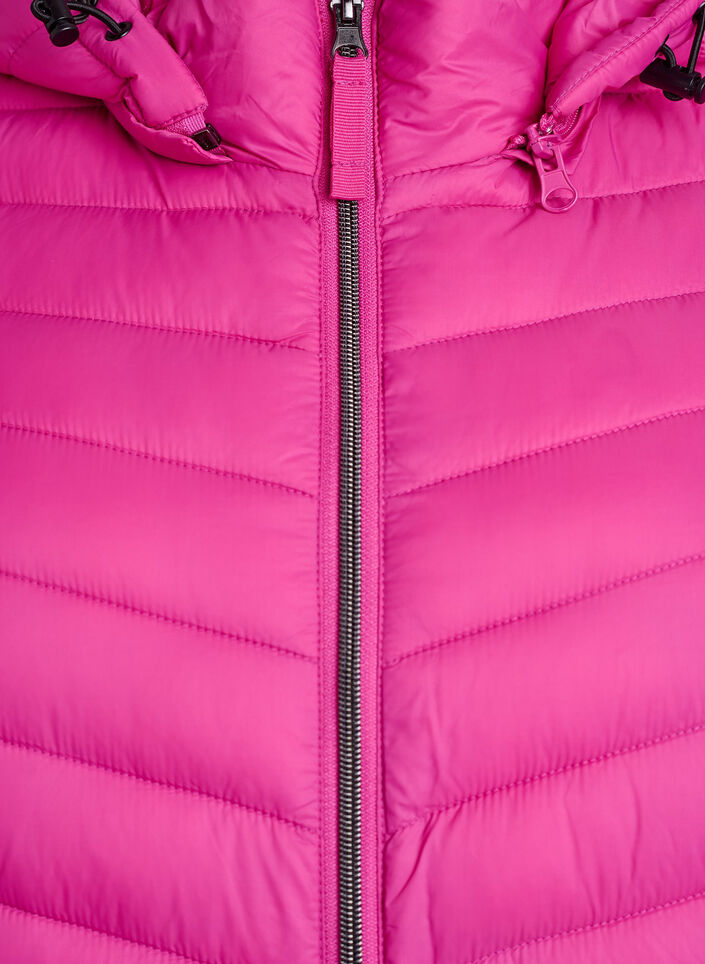 Lightweight jacket with pockets and a detachable hood, Rose, Packshot image number 2