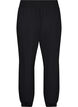 High-waisted jersey balloon trousers, Black, Packshot image number 1
