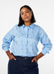 Shirt with embroidered cherries, Light Blue, Model image number 0