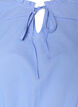 Cotton blouse with tie-string and elastic waist, Blue, Packshot image number 2
