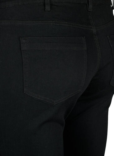Slim fit Emily jeans with regular waist, Black, Packshot image number 3