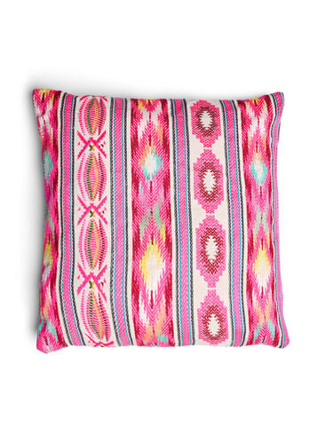 Patterned pillowcase, Pink, Packshot image number 0