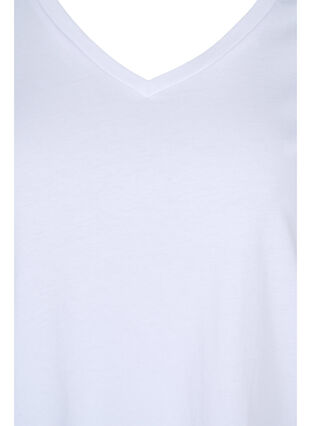 2-pack basic cotton t-shirt, Navy B/B White, Packshot image number 3