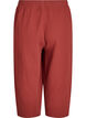Culotte trousers in cotton muslin with high waist, Red, Packshot image number 1