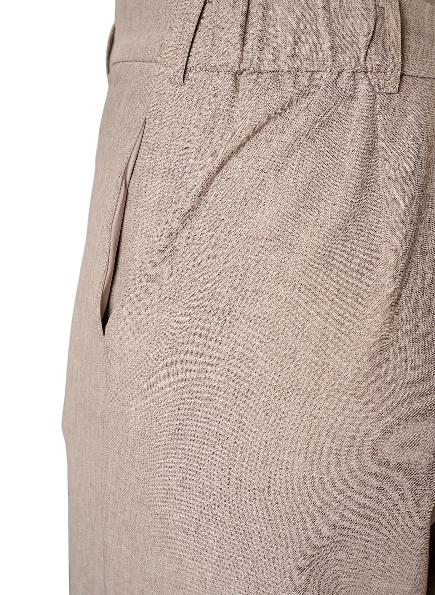 ZizzifashionLoose high-waisted Bermuda shorts, Brown, Packshot image number 3