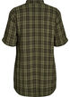 Tunic with short sleeves and checkered pattern, Green, Packshot image number 1