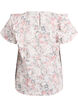 Cotton blouse with broderie anglaise and ruffles, Red, Packshot image number 1