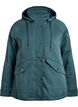 Padded parka with a detachable hood, Green, Packshot image number 0