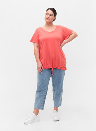 Short sleeved t-shirt with adjustable bottom, Dubarry, Model image number 2