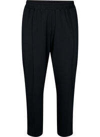 Trousers in modal mix with slit