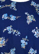 FLASH - Long-sleeved blouse with small flowers, Blue Flower, Packshot image number 2