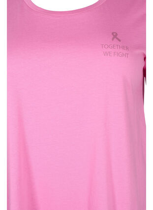 Support the breasts - T-shirt in cotton, Wild Orchid, Packshot image number 2
