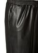 Balloon trousers in faux leather, Black, Packshot image number 2