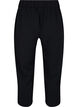 Ankle length trousers with loose fit, Black, Packshot image number 1
