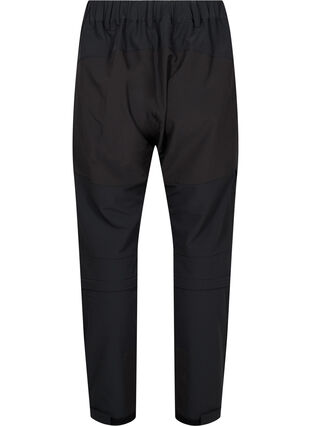 Hiking trousers with removable legs, Black, Packshot image number 1