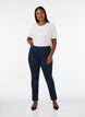 Slim fit Emily jeans with normal waist, Blue, Model image number 0