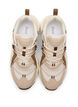 Wide fit - Trainers with contrast lace details, Beige, Packshot image number 2