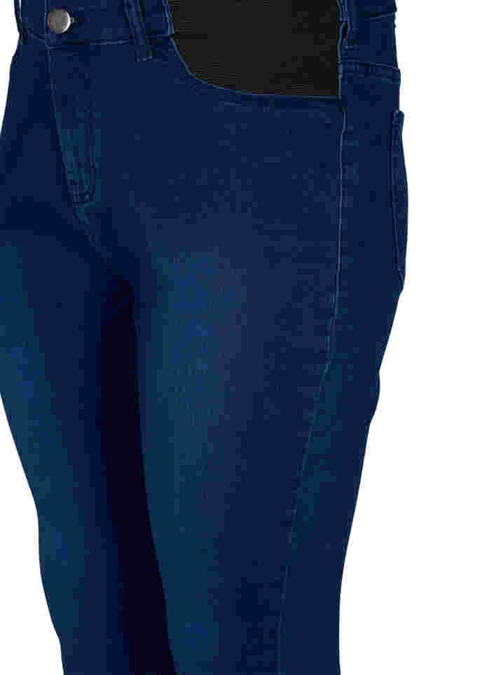 Super slim Amy jeans with elasticated waist, Dark blue, Packshot image number 2