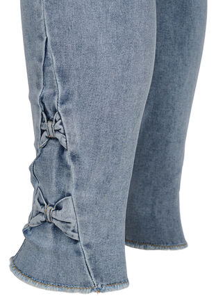 Cropped Amy jeans with bows, Light blue, Packshot image number 3