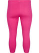 Basic 3/4-length viscose leggings, Pink, Packshot image number 1