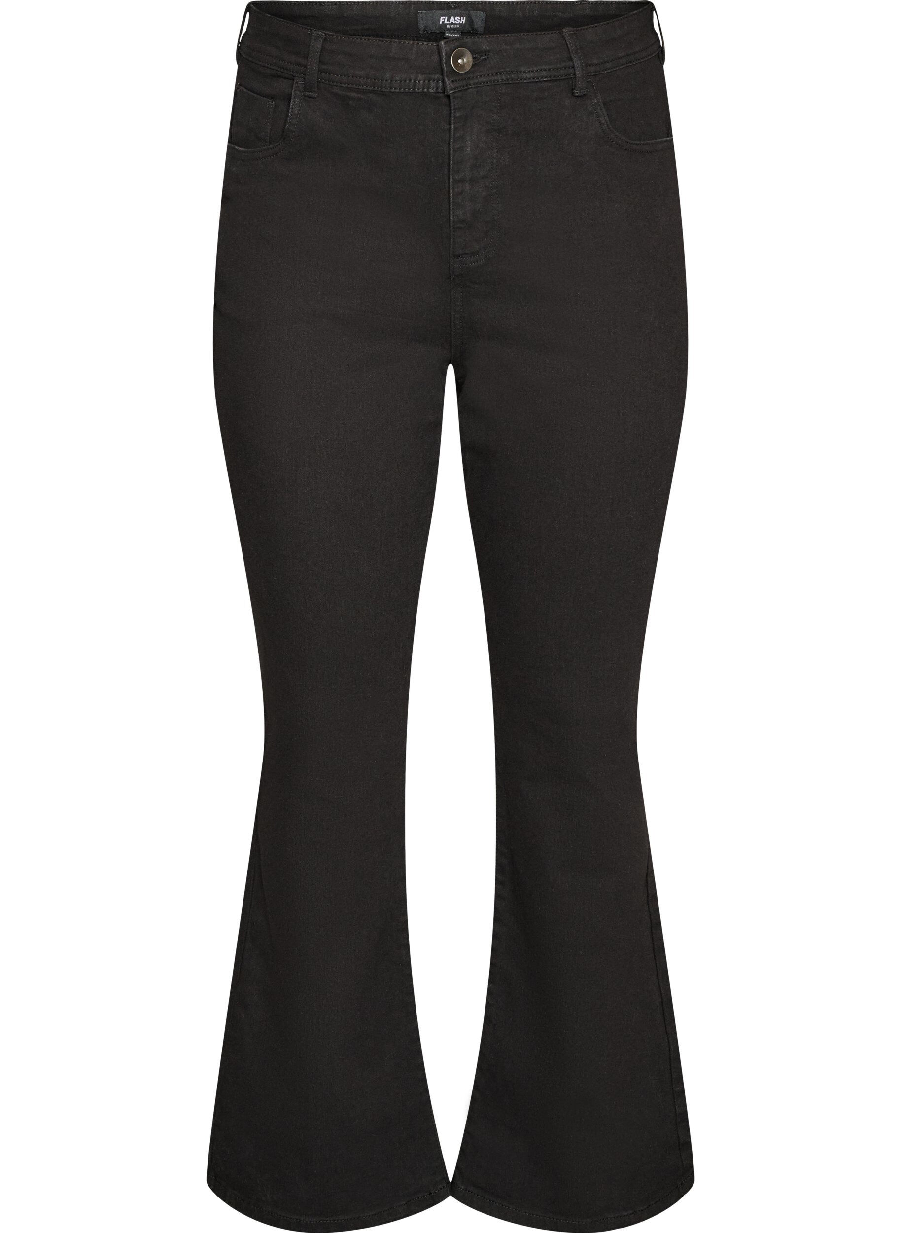 FLASH - High waisted jeans with bootcut