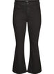 High waisted jeans with bootcut, Black, Packshot image number 0