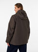 Waterproof winter jacket with detachable hood, Brown, Model image number 2