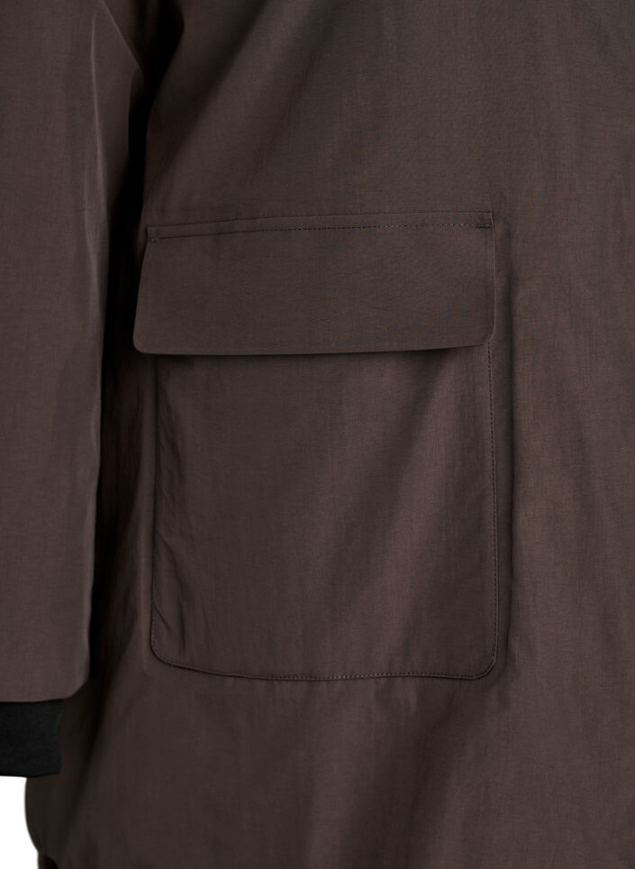 Waterproof hooded parka, Brown, Packshot image number 3
