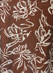 Short A-line dress with V-neck, Brown, Packshot image number 2