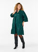 Sequin dress with a V-neck and 3/4 sleeves, Rain Forest, Model image number 2