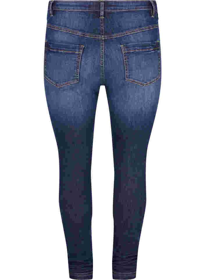 Super slim Amy jeans with high waist, Dark blue, Packshot image number 1