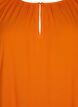Viscose tunic with 3/4 sleeves, Orange, Packshot image number 2