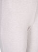 Tight-fitting trousers in rib, Natural Mélange, Packshot image number 2