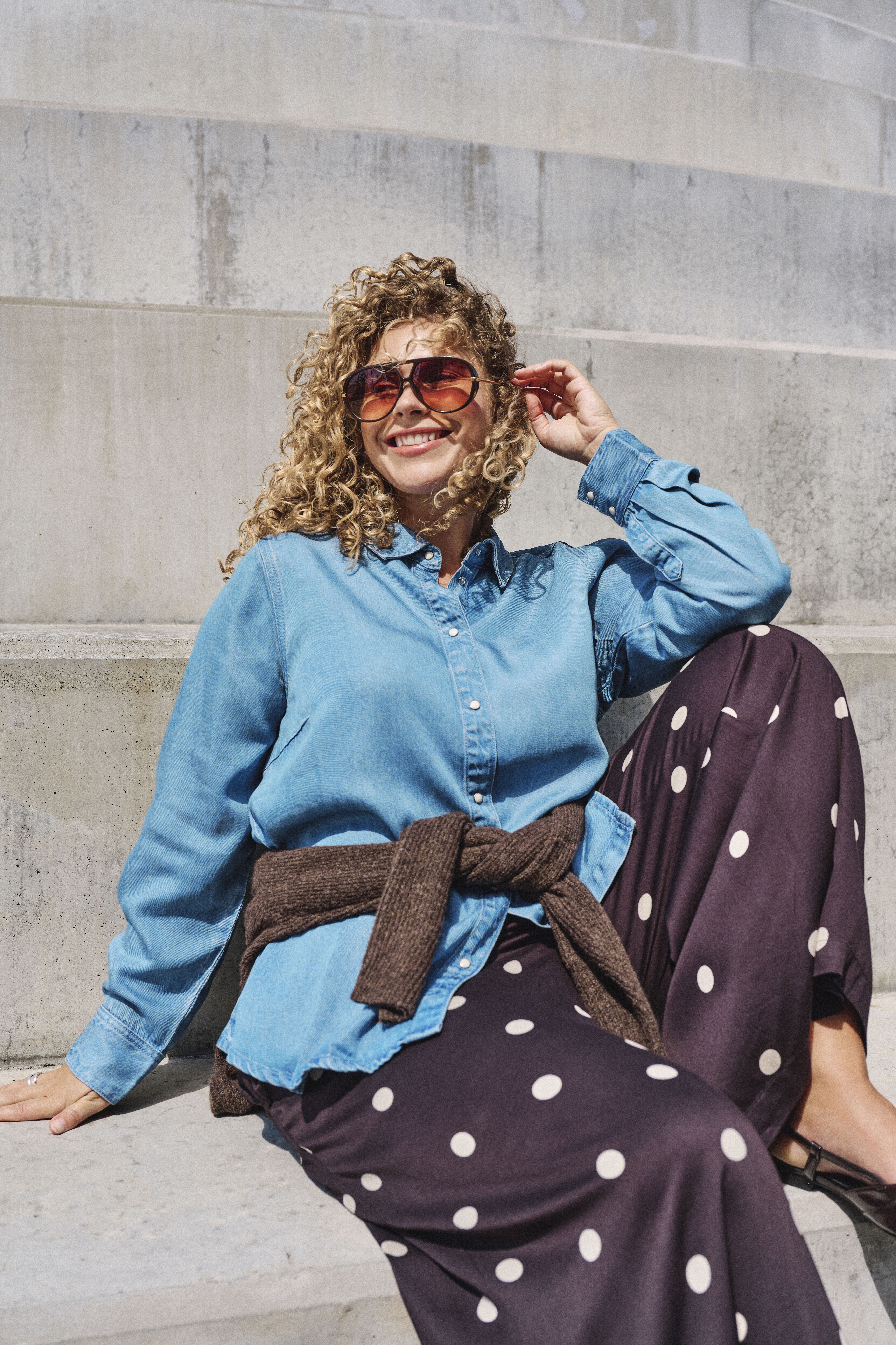 ZizzifashionRelaxed dotted elegance, , Model